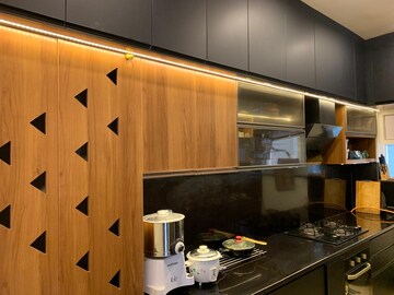 Kitchen in 2 BHK Apartment at Prestige High Fields, Gachibowli – for Rent
