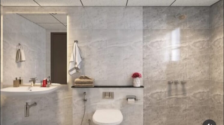 Bathroom, shapoorji-pallonji-joyville-gurgaon 2 Bedroom 915 Sq.Ft. Apartment In Sector 102 Gurgaon 9186841