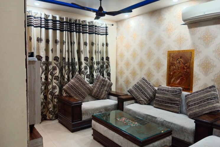 Living Room, nk-sharma-savitry-greens-2 2 Bedroom 800 Sq.Ft. Apartment In Ghazipur Zirakpur 9186937