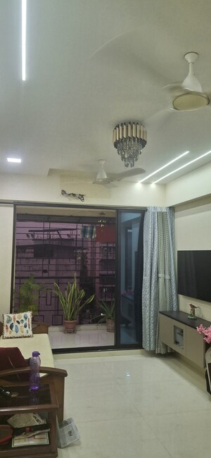 Living Room in 2 BHK Apartment at Yash Shruti Apartments, Ghansoli – for Sale