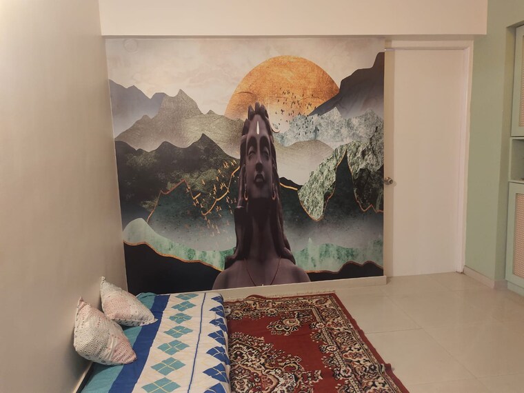 Bedroom, vasudha-sai-kimaya 2 Bedroom 1000 Sq.Ft. Apartment In Baner Pune 9187040