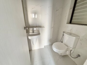 Bathroom in 2 BHK Apartment at Runwal Gardens, Dombivli East – for Rent
