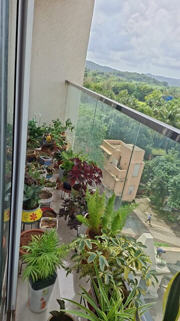 Balcony in 2 BHK Apartment at JVM Tiara, Thane West – for Rent
