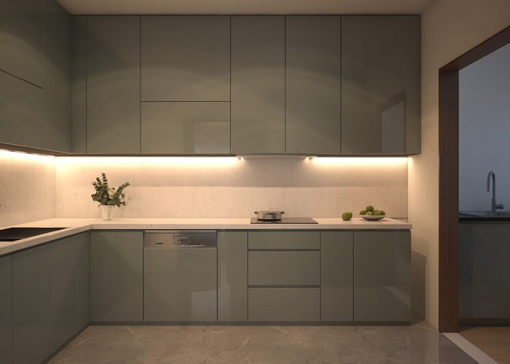 Kitchen, kundan-eternia 3 Bedroom 1166 Sq.Ft. Apartment In Ghorpadi Pune 9187073