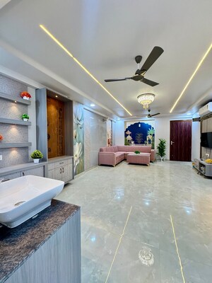 Living Room in 3 BHK Apartment at Jagatpura – for Sale