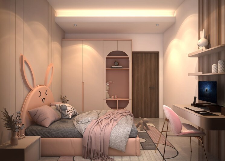 Living Room, kundan-eternia 3 Bedroom 1296 Sq.Ft. Apartment In Ghorpadi Pune 9187117