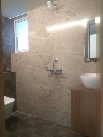 Bathroom in 1 BHK Apartment at AV Pride, Nalasopara West – for Rent