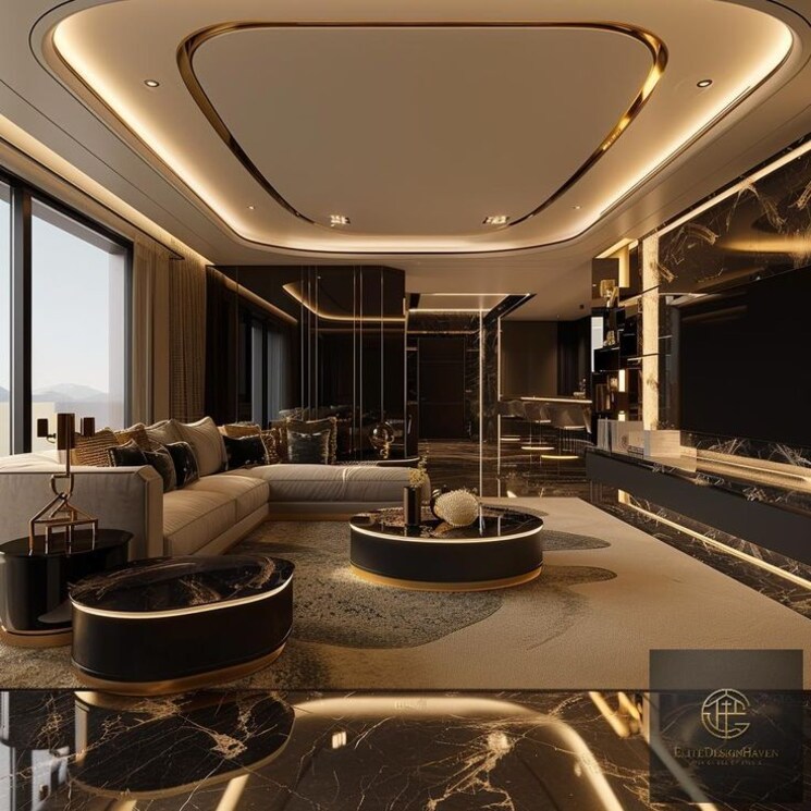 Living Room, m3m-capital 3 Bedroom 1665 Sq.Ft. Apartment In Sector 113 Gurgaon 9187221