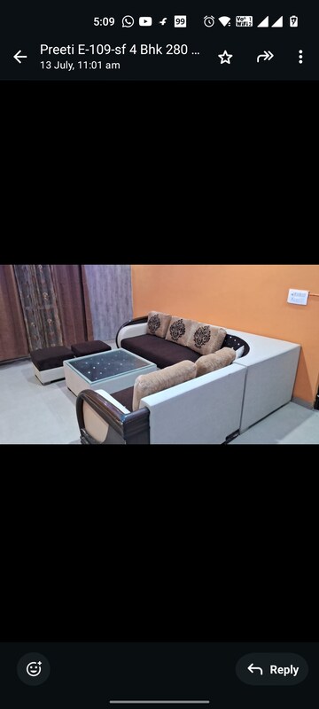 Bedroom in 4 BHK Builder Floor at Parklands, Sector 85 – for Rent