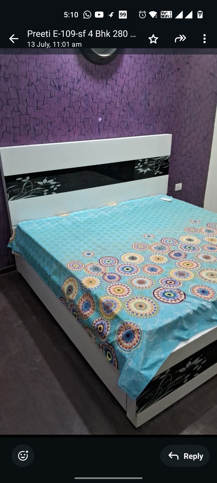 Bedroom, parklands 4 Bedroom 280 Sq.Yd. Builder Floor In Sector 85 Faridabad 9187268