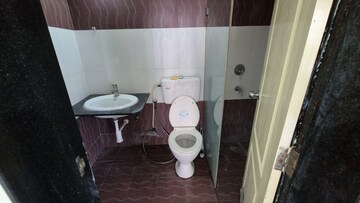 Bathroom in 3 BHK Apartment at Kolte Patil Margosa Heights, Mohammadwadi – for Rent
