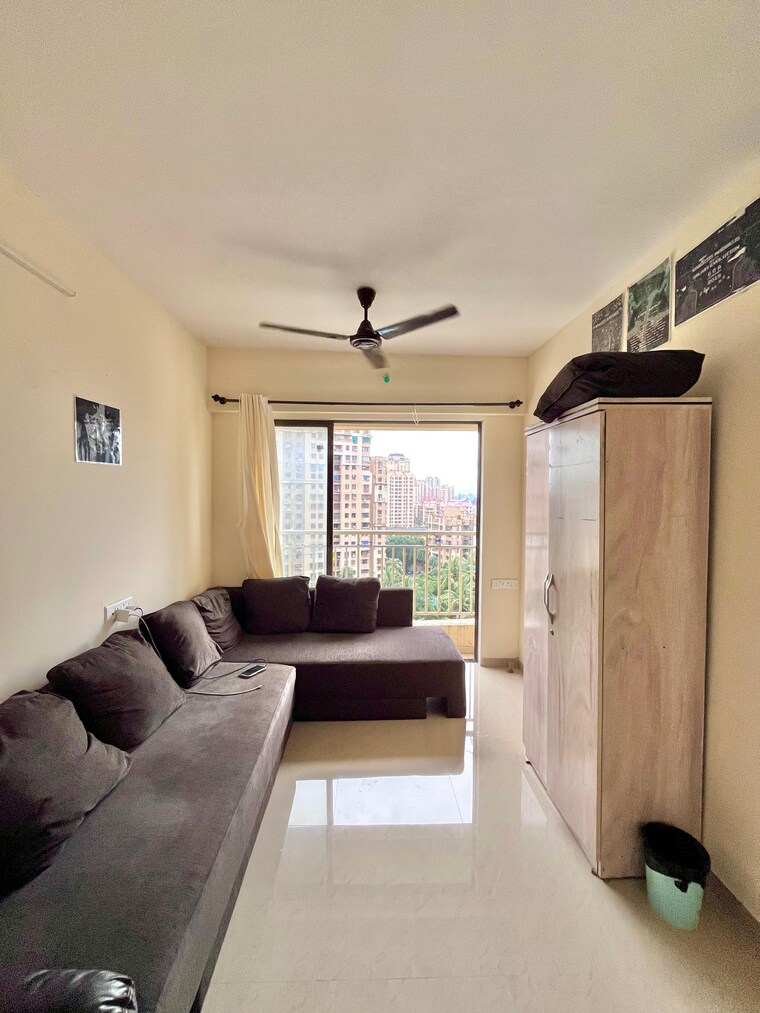 Living Room, paradigm-zenith-pushpanjali-residency-phase-iii 1 Bedroom 550 Sq.Ft. Apartment In Ghodbunder Road Thane 9187345