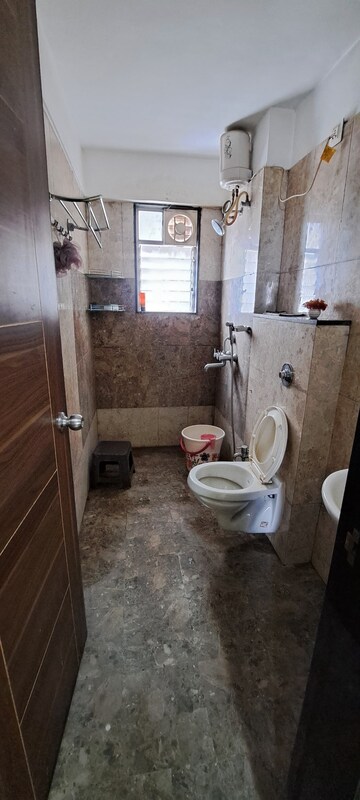 Bathroom in 2 BHK Apartment at Suyog Padmavati Hills, Bavdhan – for Rent