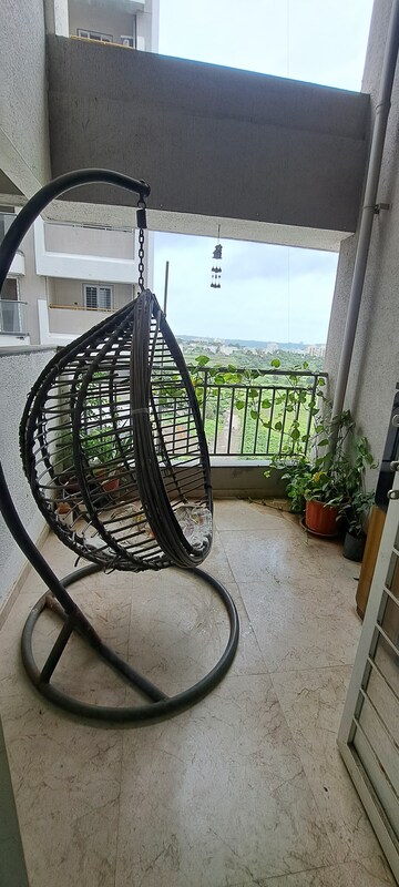 Balcony in 2 BHK Apartment at Suyog Padmavati Hills, Bavdhan – for Rent