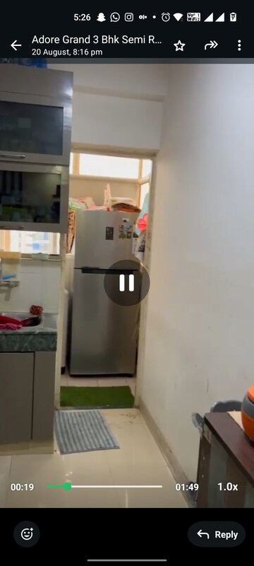 Furnished Amenities in 3 BHK Apartment at Adore Happy Homes Grand, Sector 85 – for Rent