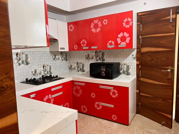 Kitchen, bptp-park-grandeura 3 Bedroom 1378 Sq.Ft. Apartment In Sector 82 Faridabad 9187401