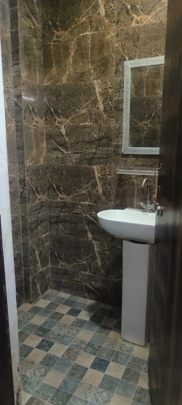 Bathroom in 1 BHK Builder Floor at Chattarpur – for Rent