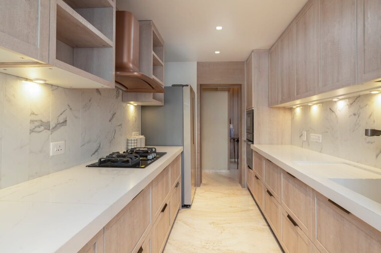 Kitchen, kalpataru-vienta 4 Bedroom 1600 Sq.Ft. Apartment In Kandivali East Mumbai 9187424