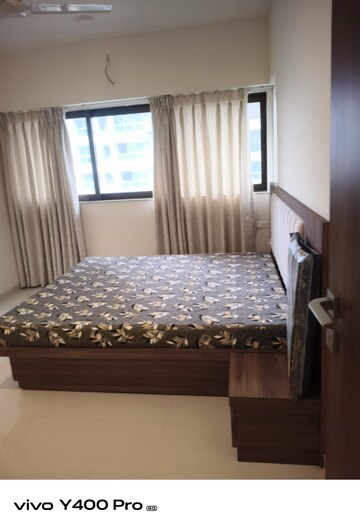 Bedroom in 3 BHK Apartment at Lotus Sky Garden, Malad West – for Rent
