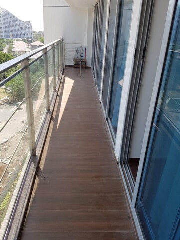 Balcony in 2.5 BHK Apartment at Amanora Gateway Towers, Hadapsar – for Rent