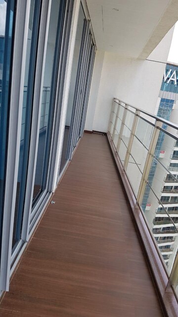 Balcony in 2.5 BHK Apartment at Amanora Gateway Towers, Hadapsar – for Rent
