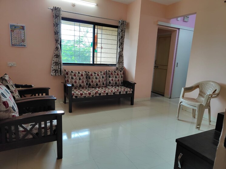 Living Room, amey-river-view 1.5 Bedroom 750 Sq.Ft. Apartment In Anand Nagar Pune 9187461