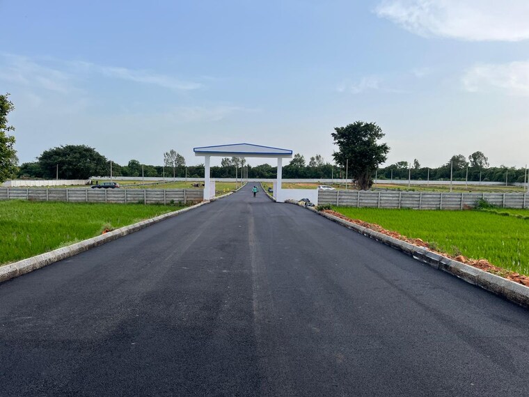 Exterior View, paradise-city-hyderabad  150 Sq.Yd. Plot In Mothighanapur Hyderabad 9187567