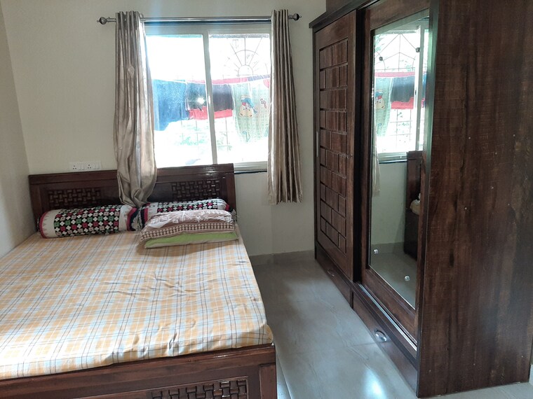 Bedroom, kudale-patil-park-chs 2 Bedroom 1000 Sq.Ft. Apartment In Hingne Khurd Pune 9187568