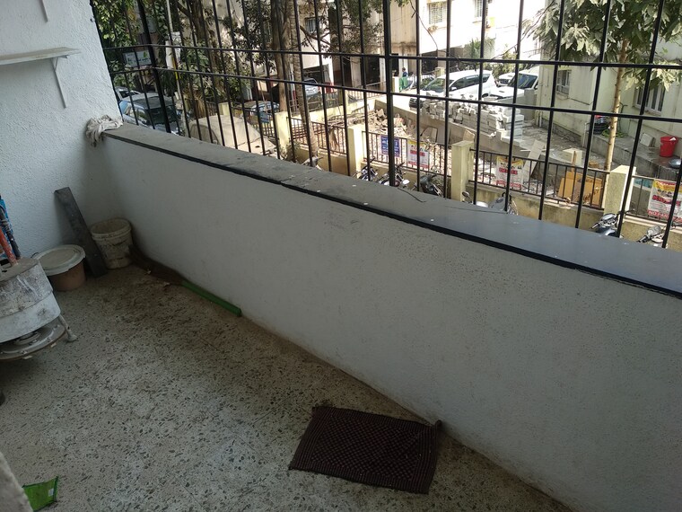 Balcony, shiv-pushpa-landmark 2 Bedroom 1000 Sq.Ft. Apartment In Anand Nagar Pune 9187580