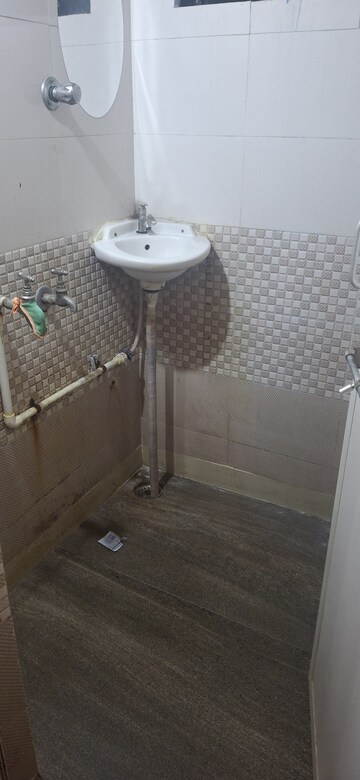 Bathroom in 1 BHK Apartment at Cidco Ekta CHS, Ghansoli – for Rent