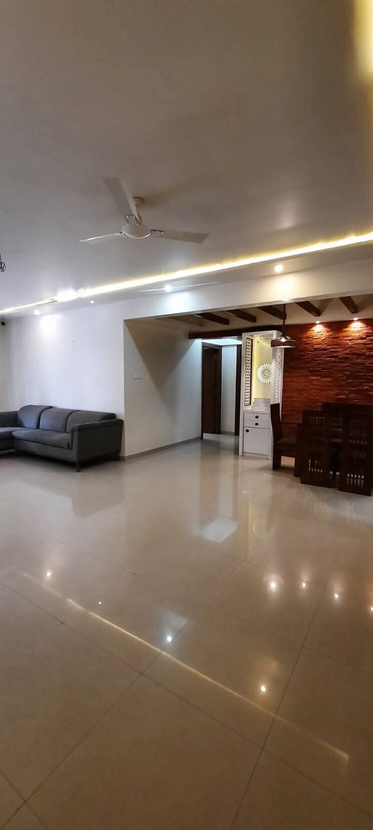 Living Room, kolte-patil-elburz-hills-dales 3 Bedroom 1675 Sq.Ft. Apartment In Nibm Pune 9187703