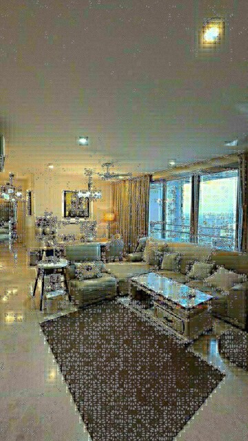 Living Room in 3 BHK Apartment at Oberoi Exquisite Goregaon, Goregaon East – for Rent