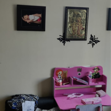 Furnished Amenities in 3 BHK Apartment at Vishnu Vihar CHS, Maharshi Nagar – for Rent