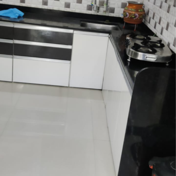 Kitchen in 3 BHK Apartment at Vishnu Vihar CHS, Maharshi Nagar – for Rent