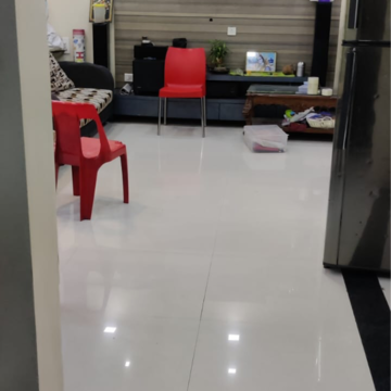 Kitchen in 3 BHK Apartment at Vishnu Vihar CHS, Maharshi Nagar – for Rent