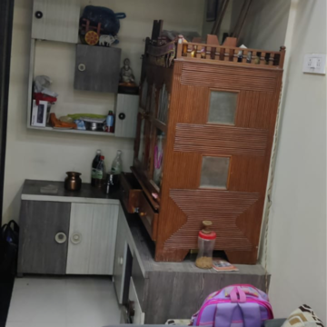 Kitchen in 3 BHK Apartment at Vishnu Vihar CHS, Maharshi Nagar – for Rent