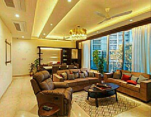 Living Room in 6 BHK Apartment at Oberoi Exquisite Goregaon, Goregaon East – for Sale