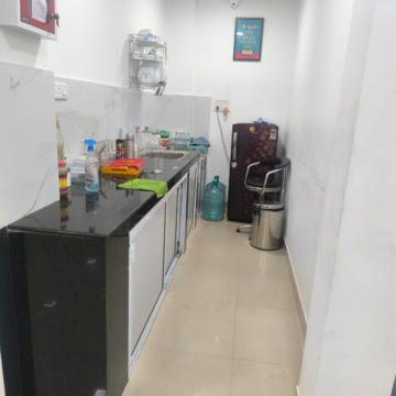 Kitchen in  Office Space at Levana Cyber Heights, Vibhuti Khand – for Rent