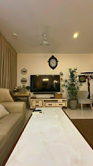 Living Room in 4 BHK Penthouse at Oberoi Exquisite Goregaon, Goregaon East – for Sale