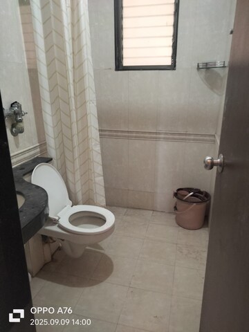 Bathroom in 3 BHK Apartment at Lake Florence, Powai – for Rent