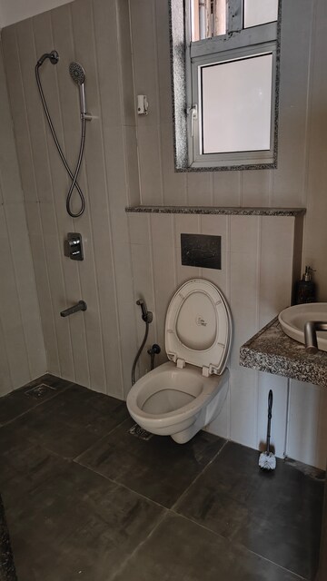 Bathroom in 2 BHK Apartment at Sheth Avalon, Laxmi Nagar – for Rent
