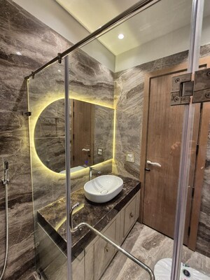 Bathroom in 4 BHK Builder Floor at Hauz Khas Enclave – for Sale