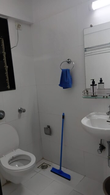 Bathroom in 3 BHK Apartment at GHP Shimmering Heights, Powai – for Rent