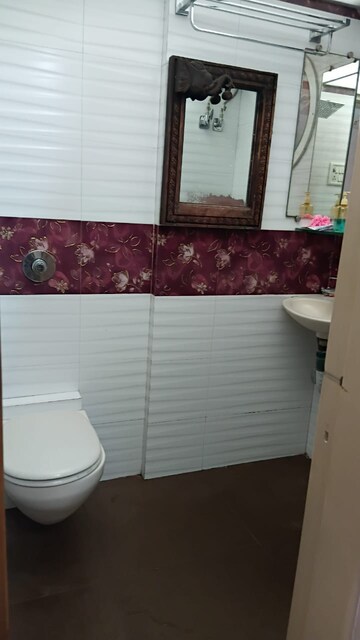 Bathroom in 3 BHK Apartment at GHP Shimmering Heights, Powai – for Rent
