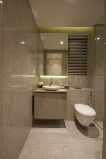 Bathroom in 1 BHK Apartment at Aplite Sapphire, Grant Road East – for Sale