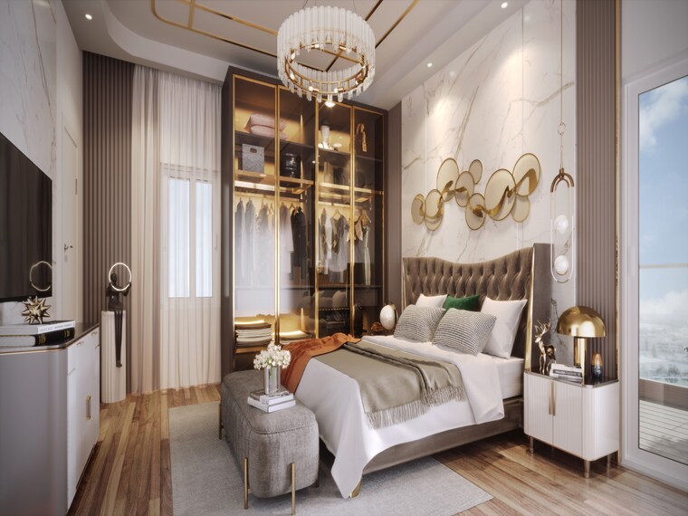 Bedroom, navayuga-godavari 4 Bedroom 5290 Sq.Ft. Apartment In Begumpet Hyderabad 9187925