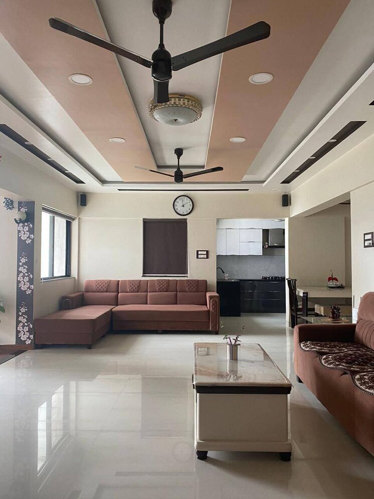 Hall, gera-emerald-city 3 Bedroom 1400 Sq.Ft. Apartment In Kharadi Pune 9187942