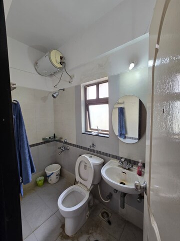 Bathroom in 3 BHK Apartment at Gera Emerald City, Kharadi – for Rent