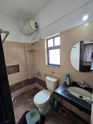 Bathroom in 3 BHK Apartment at Gera Emerald City, Kharadi – for Rent