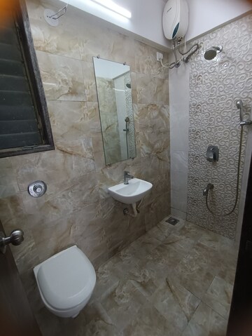 Bathroom in 1 BHK Apartment at Abrol Avirahi Heights, Malad West – for Sale